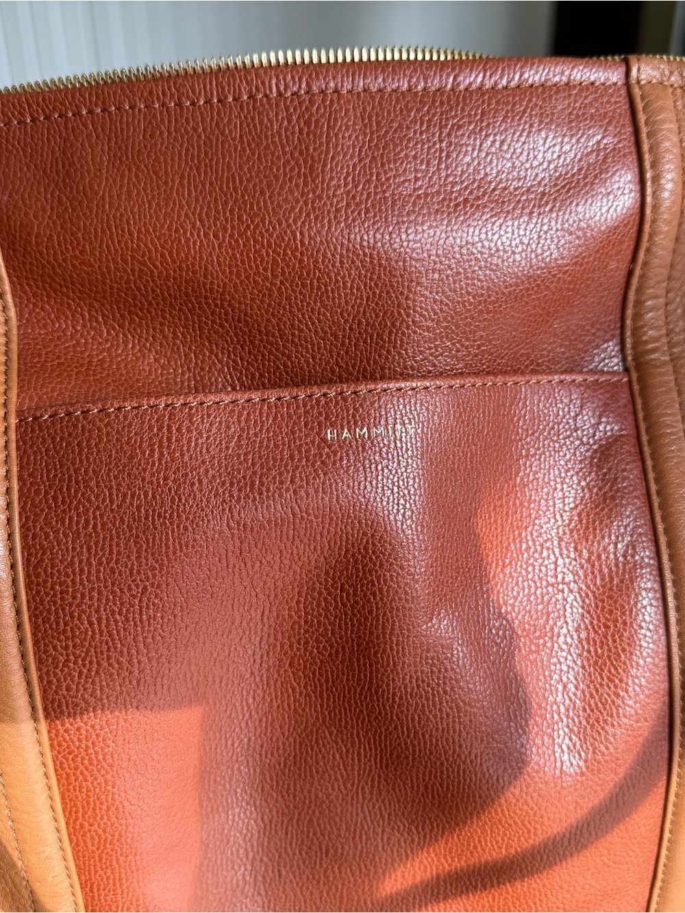 Hammitt Otis Leather Weekender Bag in Manzanita - Picture 12 of 15